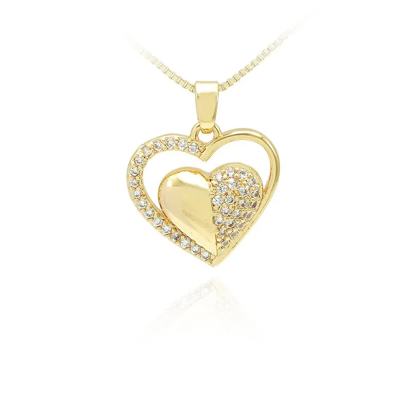 Pendentif Double Coeur Sweety