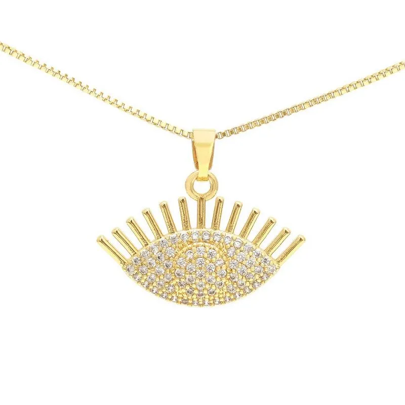 Pendentif mauvais œil en argent sterling