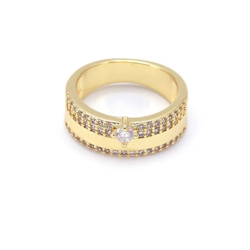 Bague de mariage antique plaquée or