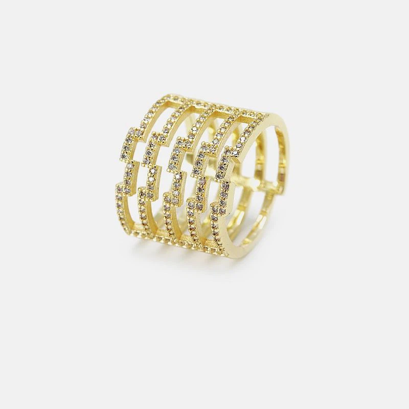 Bague Animal Papillon Plaqué Or