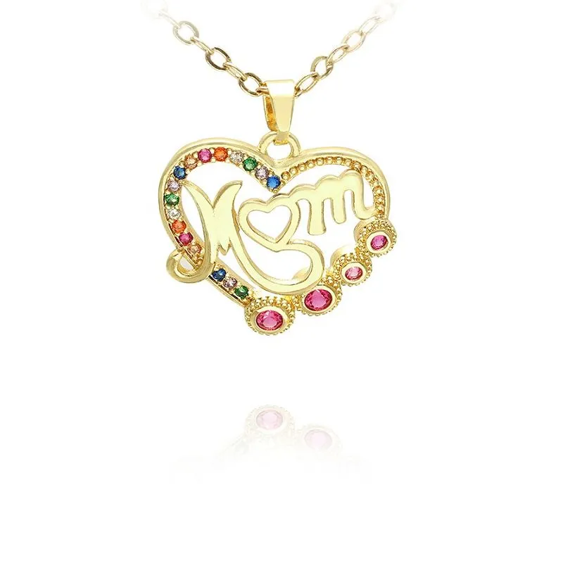 Pendentif Coeur Lettre Maman