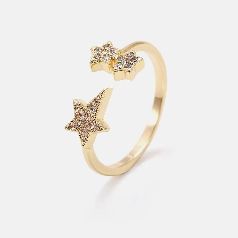 Nouvelle bague réglable à la mode pour femme