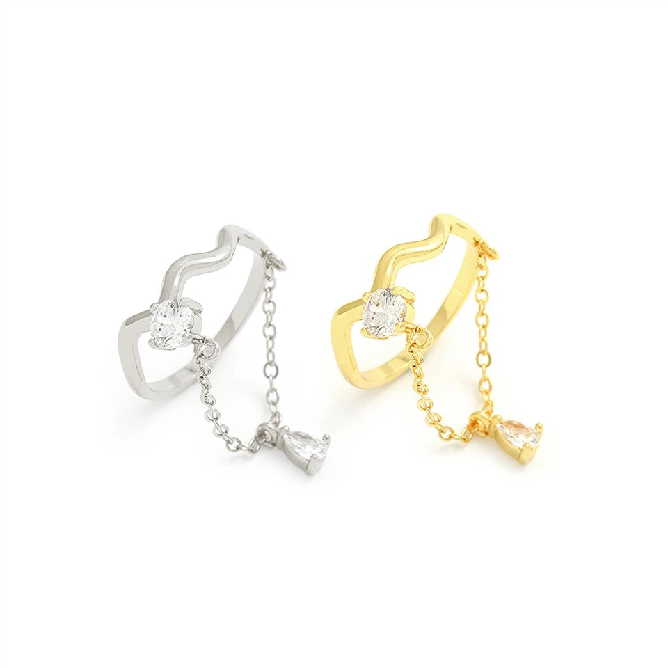 Nouvelle Mode Cz Anneau Femmes