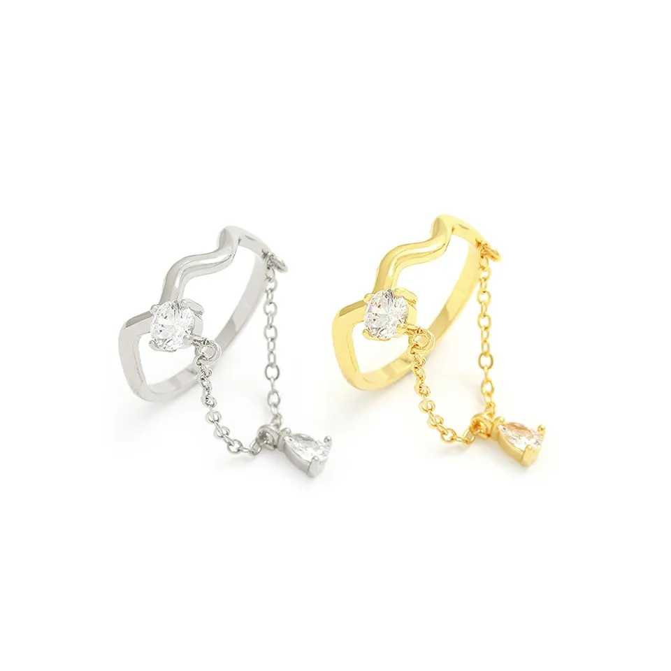 Nouvelle Mode Cz Anneau Femmes