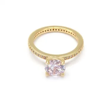 Bague de mariage en argent sterling avec cz blanc