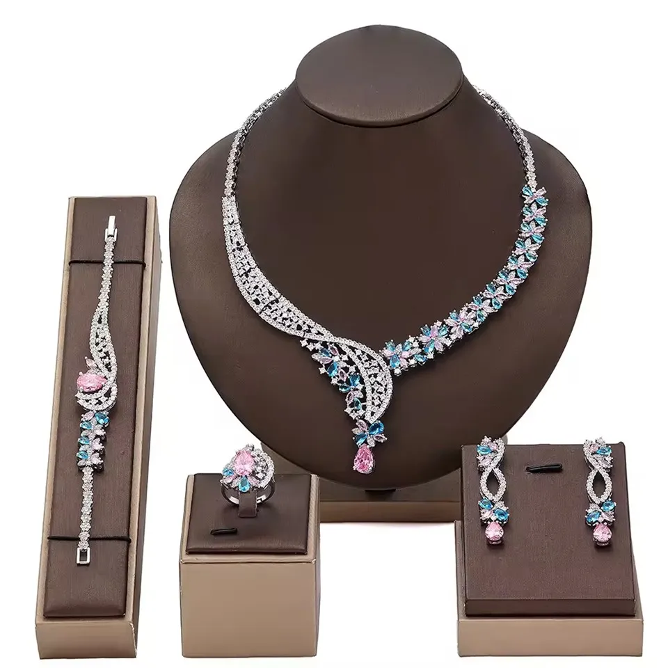 Nouveaux ensembles de bijoux de mariée pour femmes